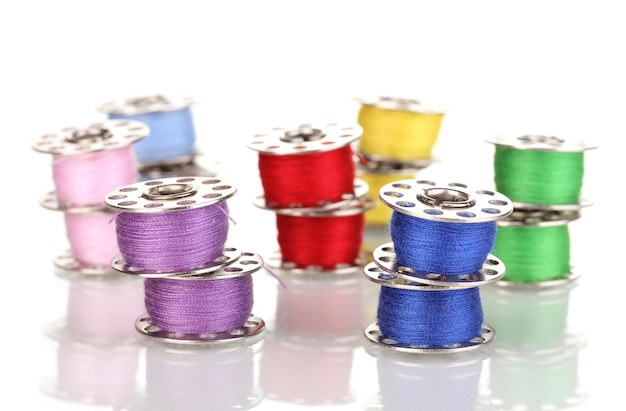 colorful embroidery threads