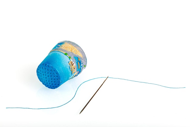 contact illustration with thread